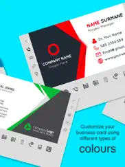 business cards creator + maker ipad images 2