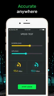 speed test, network analyzer iPhone Captures Décran 4
