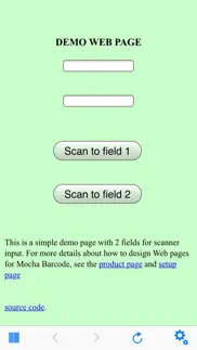 barcode - to web scanner iphone capturas de pantalla 1