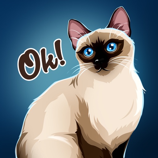 Siamese Cats Emoji Sticker app reviews download