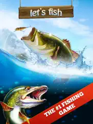 let's fish:sport fishing games ipad images 1