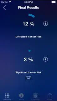 cancer risk iphone capturas de pantalla 3