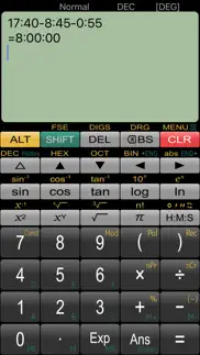 panecal scientific calculator iPhone Captures Décran 2