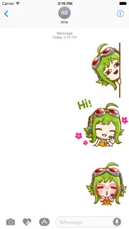 animated cute gumi sticker iphone images 1