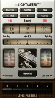 mylightmeter pro iphone bildschirmfoto 1