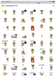 tf-dog 10 animation stickers ipad images 2