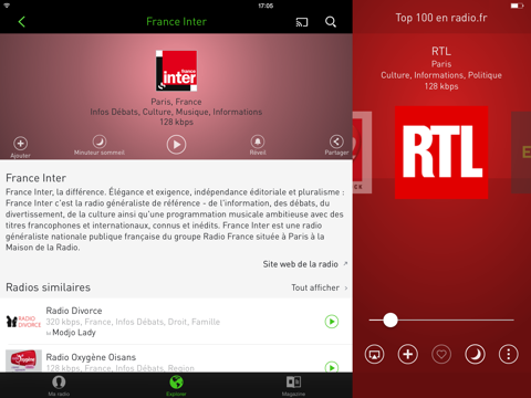 radio.fr - radio et podcast iPad Captures Décran 2