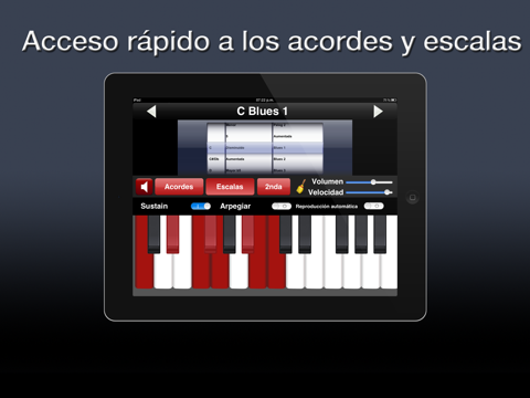 acordes y escalas para piano ipad capturas de pantalla 4