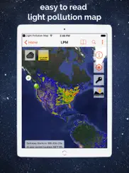 light pollution map - dark sky ipad resimleri 1