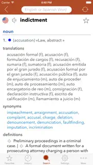 spanish legal dictionary iPhone Captures Décran 3