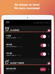 alarm clock app: myalarm clock ipad images 4