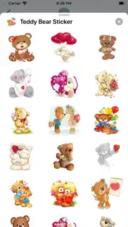 teddy bear sticker iphone images 2