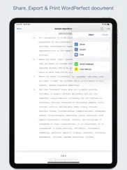 wpd reader - for wordperfect iPad Captures Décran 4