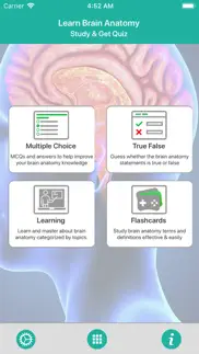 learn brain anatomy iphone capturas de pantalla 1