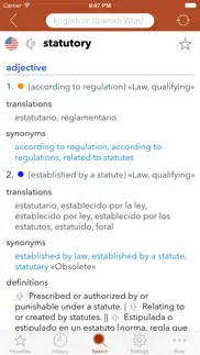 spanish legal dictionary iPhone Captures Décran 1