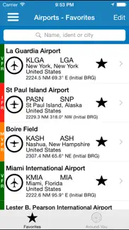 aeropointer - airport data iPhone Captures Décran 2