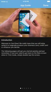 card now - magic business iphone capturas de pantalla 2
