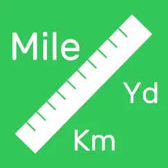 distance converter km mile yd logo, reviews