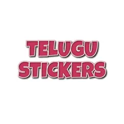 telugu stickers ! logo, reviews
