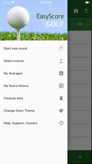 easyscore golf scorecard iphone images 1