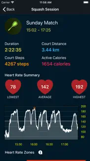 squash workout tracking iphone resimleri 3