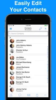a2z contacts - group text app iphone images 2
