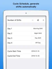 calendario de turno - horario ipad capturas de pantalla 4