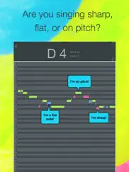 onpitch - vocal pitch monitor iPad Captures Décran 3