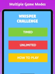 whisper challenge - group game ipad images 2