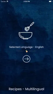 recipes - multilingual iPhone Captures Décran 1