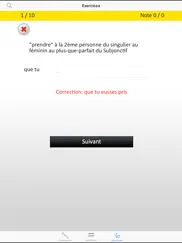 la conjugaison française iPad Captures Décran 4
