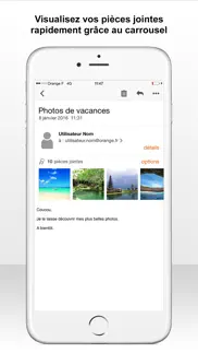 mail orange - messagerie email iPhone Captures Décran 1