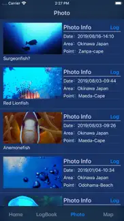 diving log - scuba logbook iphone images 2