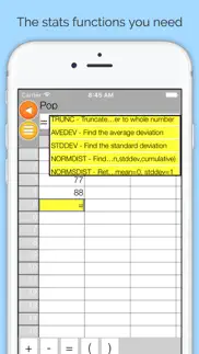 statsheet spreadsheet iphone images 1