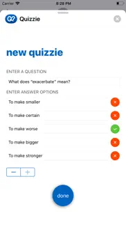 quizzie - quiz your friends iphone images 1