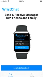 wristchat for facebook iphone resimleri 4