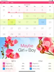 fertility and period tracker ipad images 2