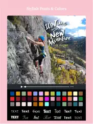 add fancy text to photo,video ipad images 2