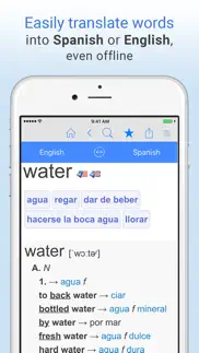 english-spanish dictionary. iphone images 1