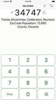 zip codes iphone bildschirmfoto 1
