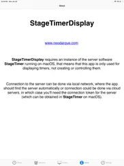 stagetimerdisplay ipad capturas de pantalla 4