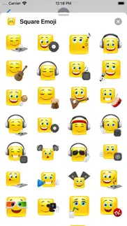 yellow square smileys emoticon iphone resimleri 4