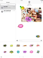 comic 3d - animated stickers ipad images 1