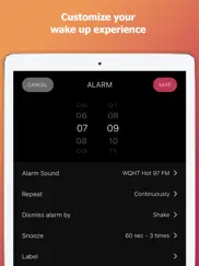 alarm clock app: myalarm clock ipad images 2