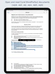 wpd reader - for wordperfect iPad Captures Décran 1
