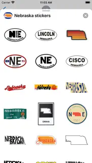 nebraska emoji - usa stickers iphone resimleri 1