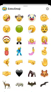 extra emoji smiley stickers iphone capturas de pantalla 1