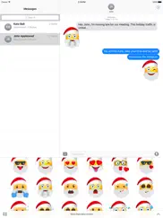 santa says emoji stickers ipad images 1