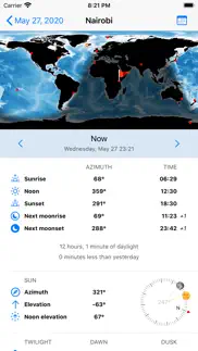 global sunrise iphone capturas de pantalla 3
