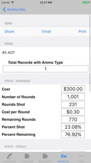 ammo inventory,price per round iphone images 3